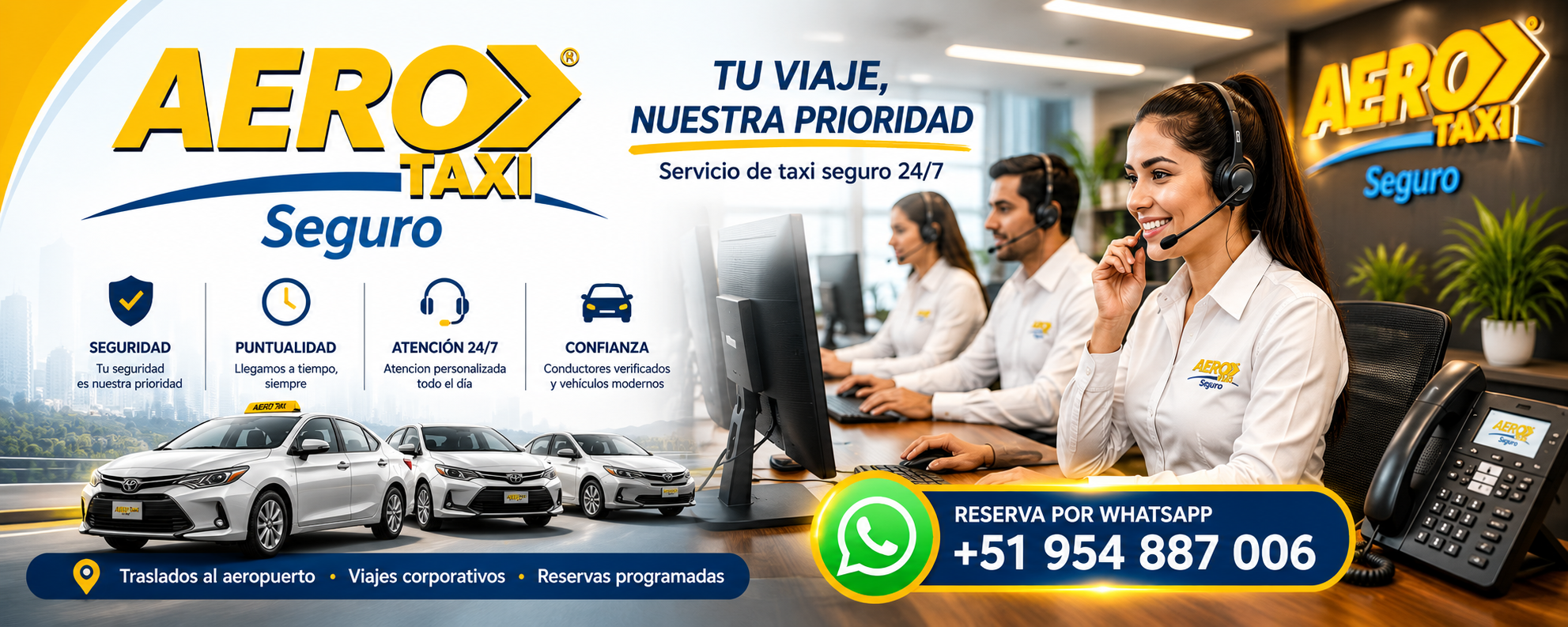 Servicio de taxi al Aeropuerto Jorge Chávez en Lima